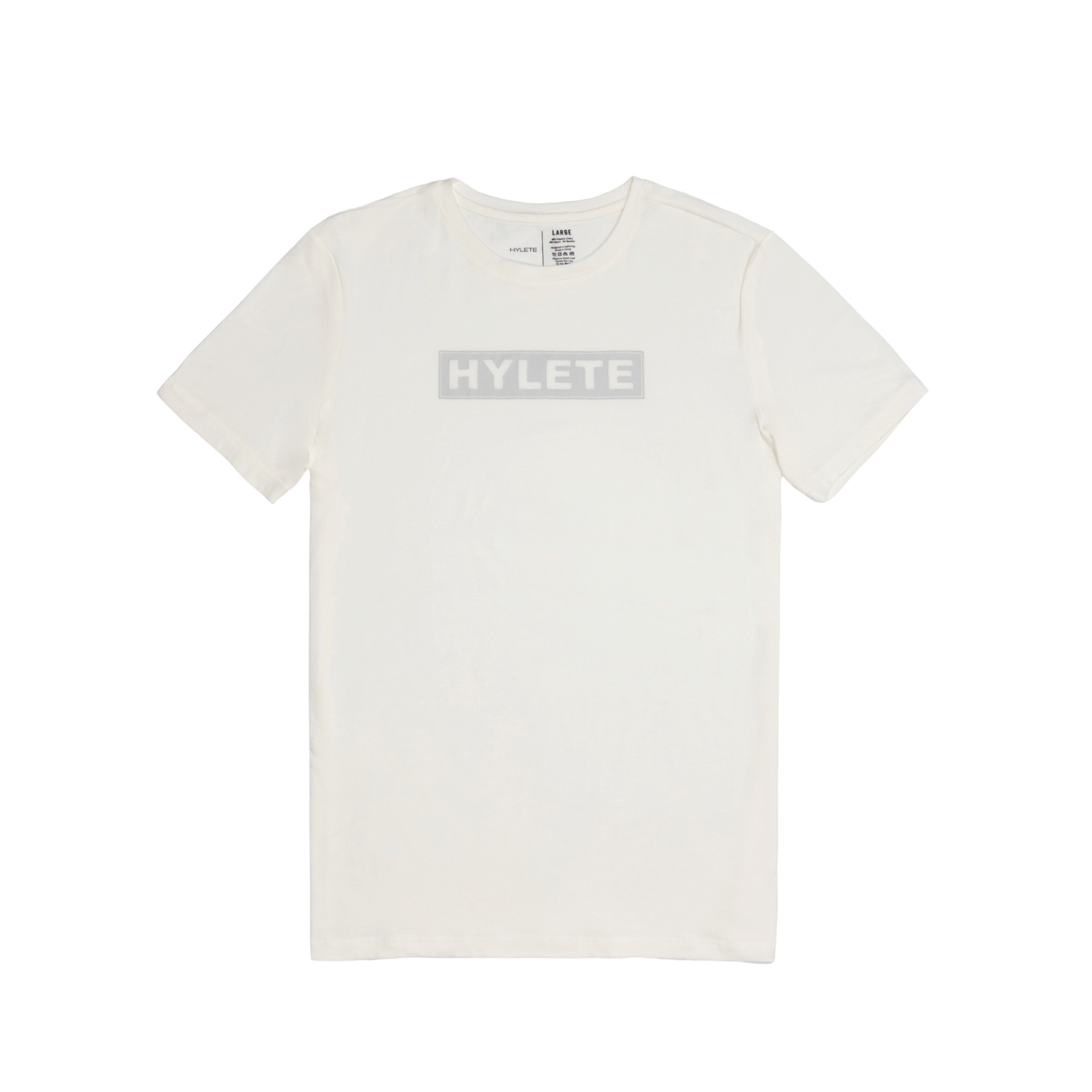 Block Logo HY-Blend Crew Tee White